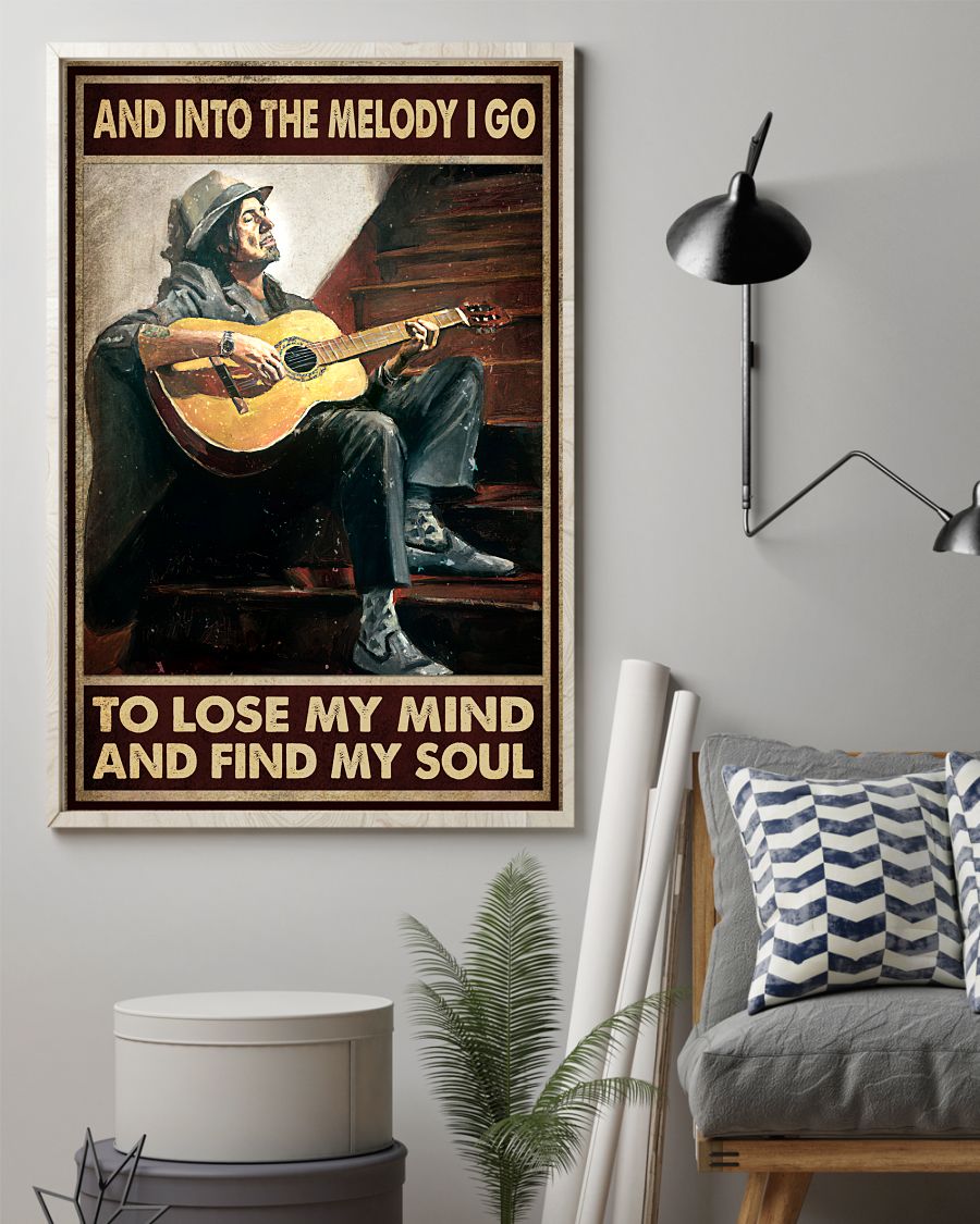 Guitar Man And Into The Melody I Go To Lose My Mind Posterz