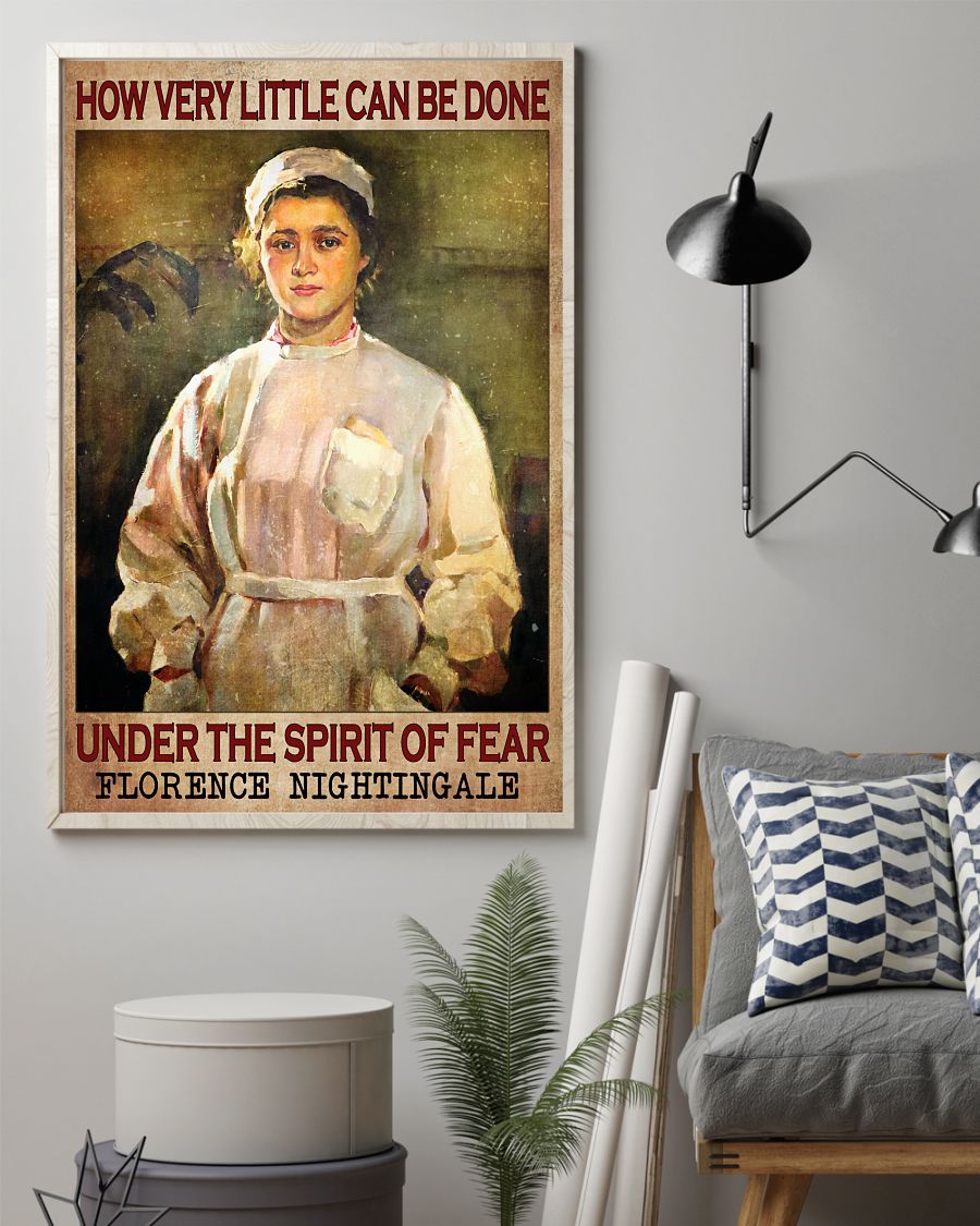 Best Gift How Very Little Can Be Done Under The Spirit Of Fear Poster