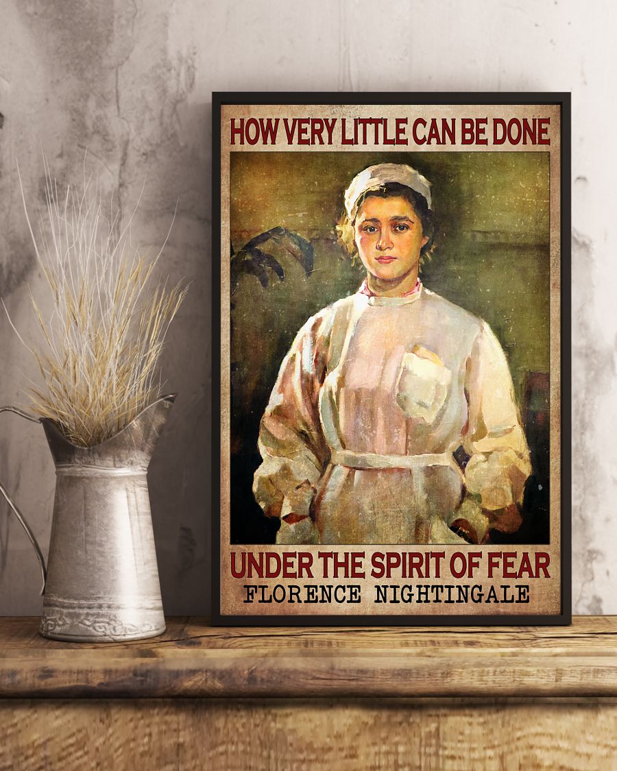 Drop Shipping How Very Little Can Be Done Under The Spirit Of Fear Poster