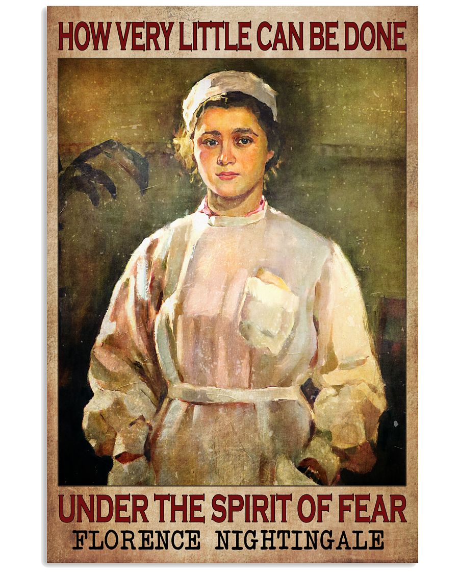 How Very Little Can Be Done Under The Spirit Of Fear Poster