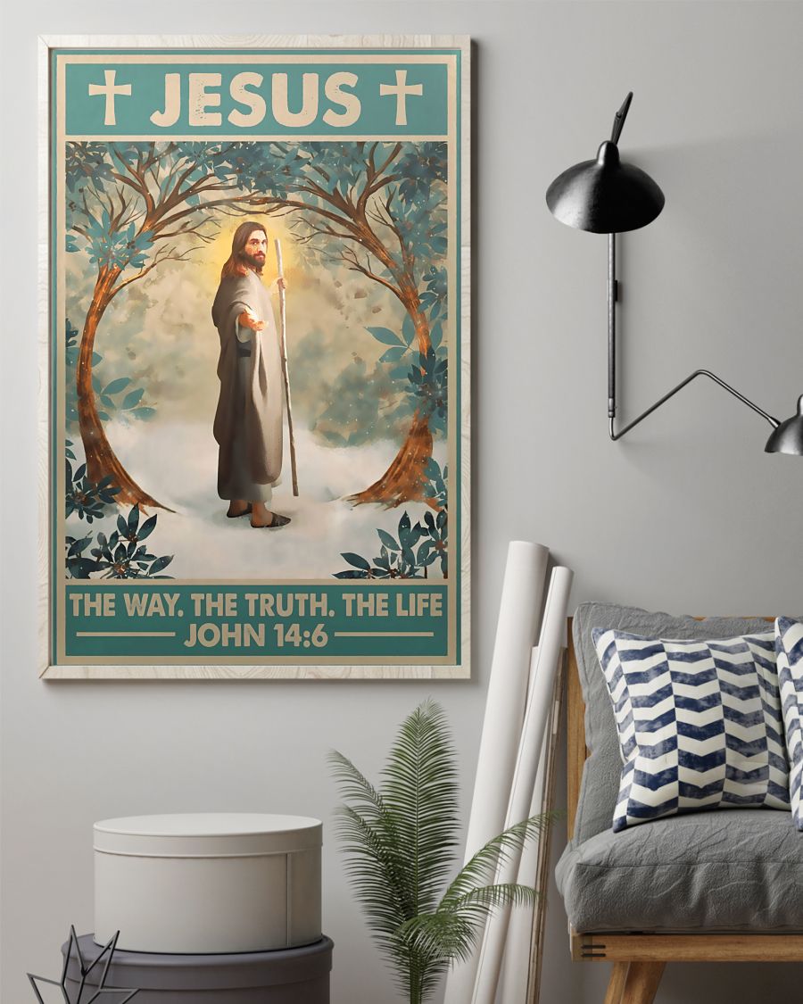 Best Christian Jesus The Way The Truth The Life Poster