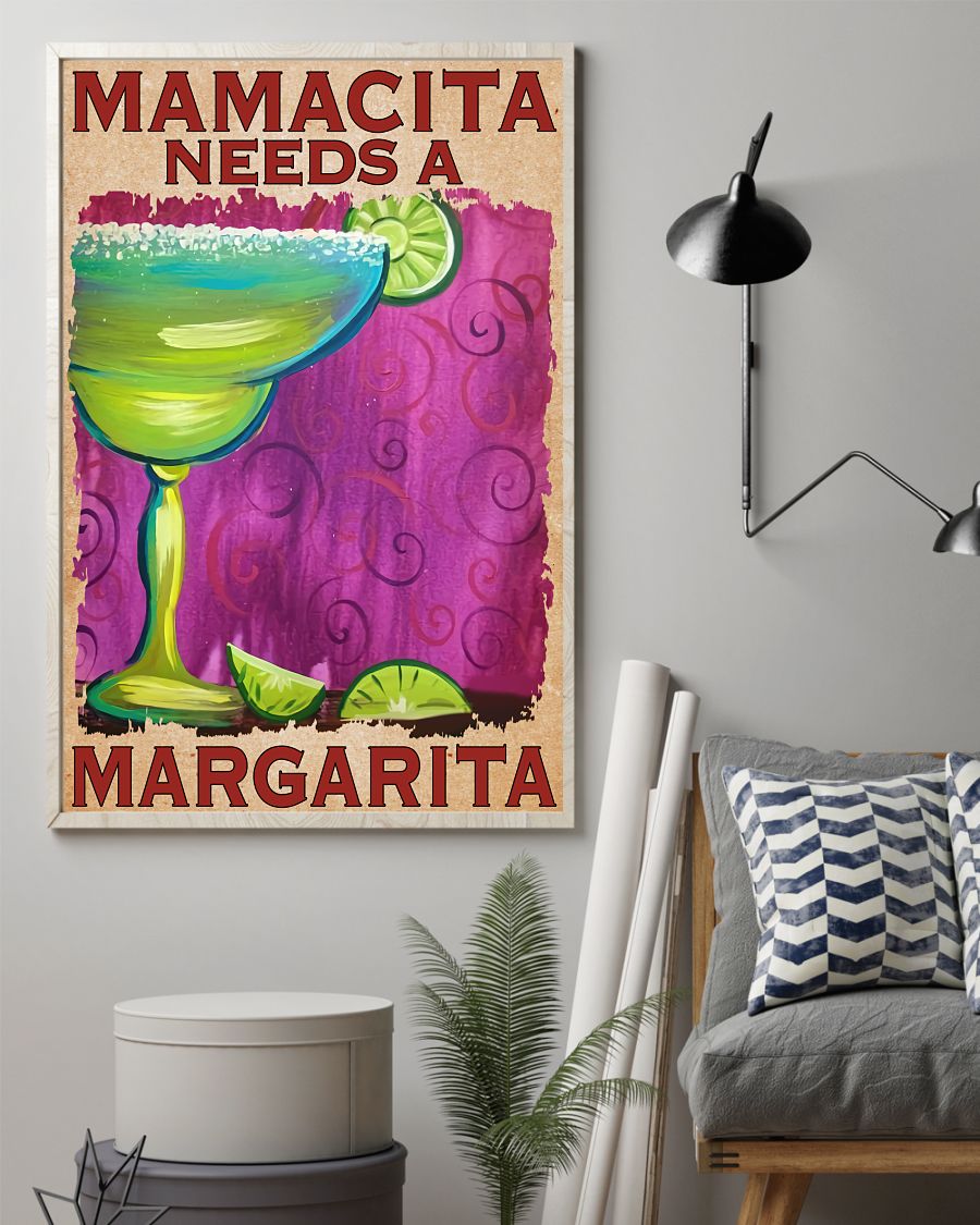 Us Store Mamacita Needs A Margarita Poster