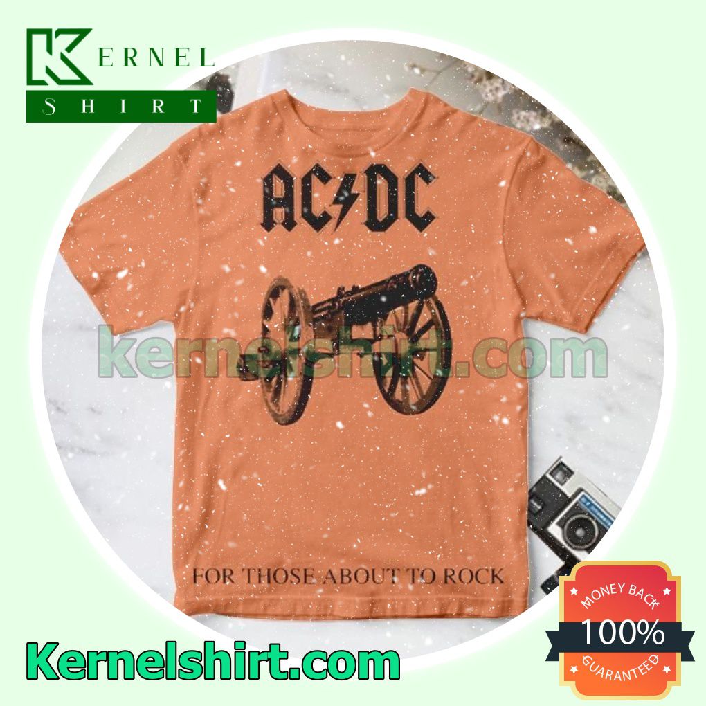 Ac Dc For Those About To Rock Album Cover Custom Shirt