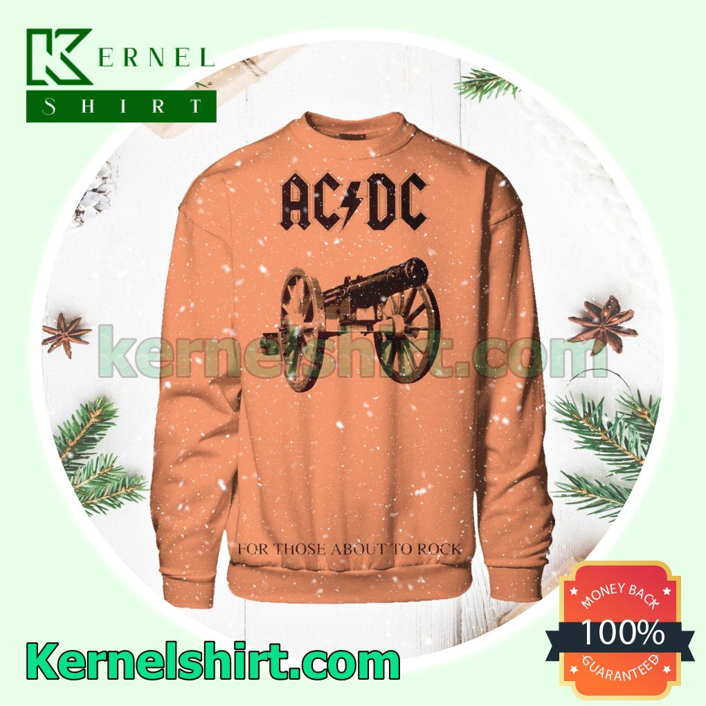 Ac Dc For Those About To Rock Album Cover Unisex Long Sleeve