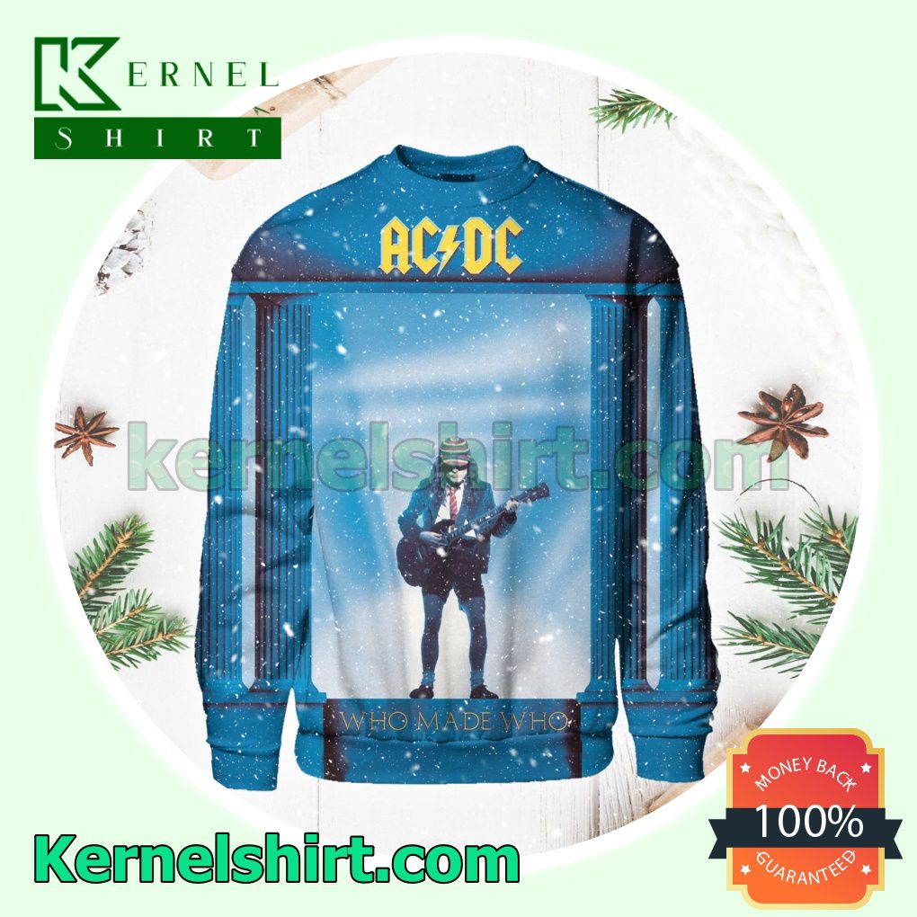 Ac Dc Who Made Who Album Cover Unisex Long Sleeve