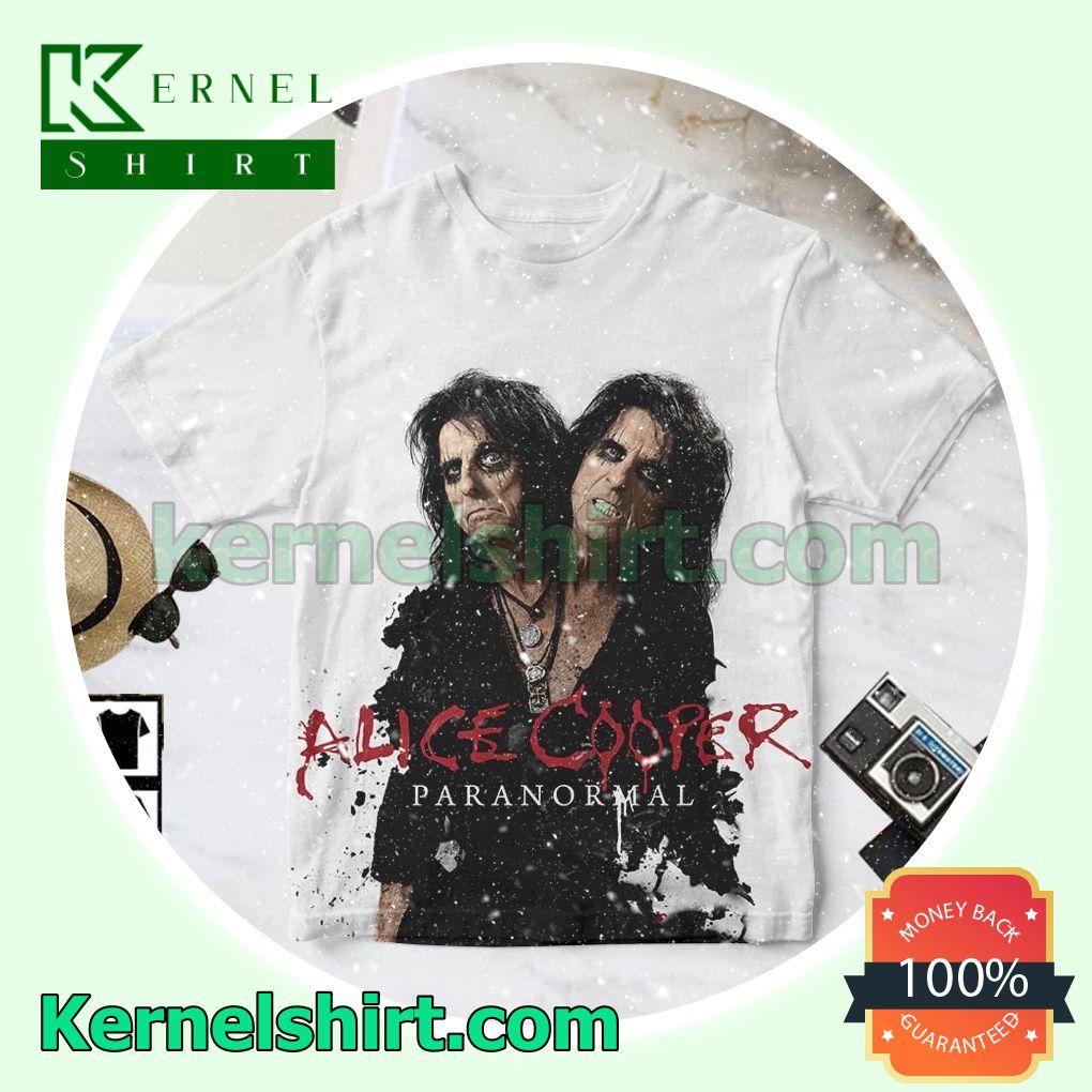Alice Cooper Paranormal Album Cover White Personalized Shirt