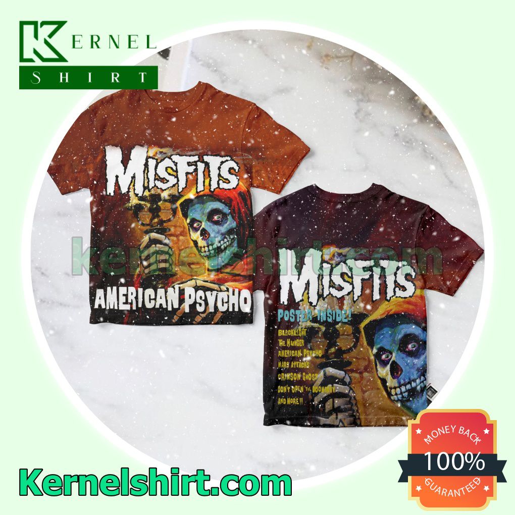 American Psycho Album Cover By Misfits Personalized Shirt