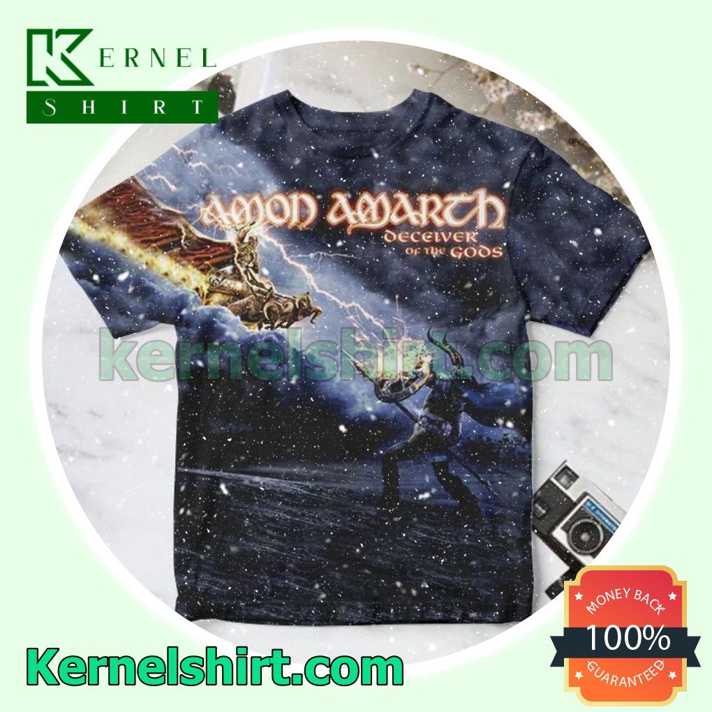 Amon Amarth Deceiver Of The Gods Album Cover Gift Shirt