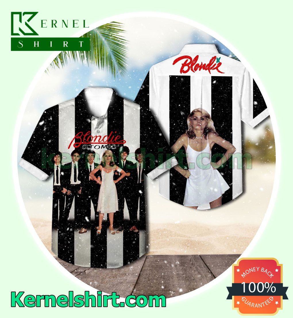 Blondie Atomic Album Cover Beach Shirts