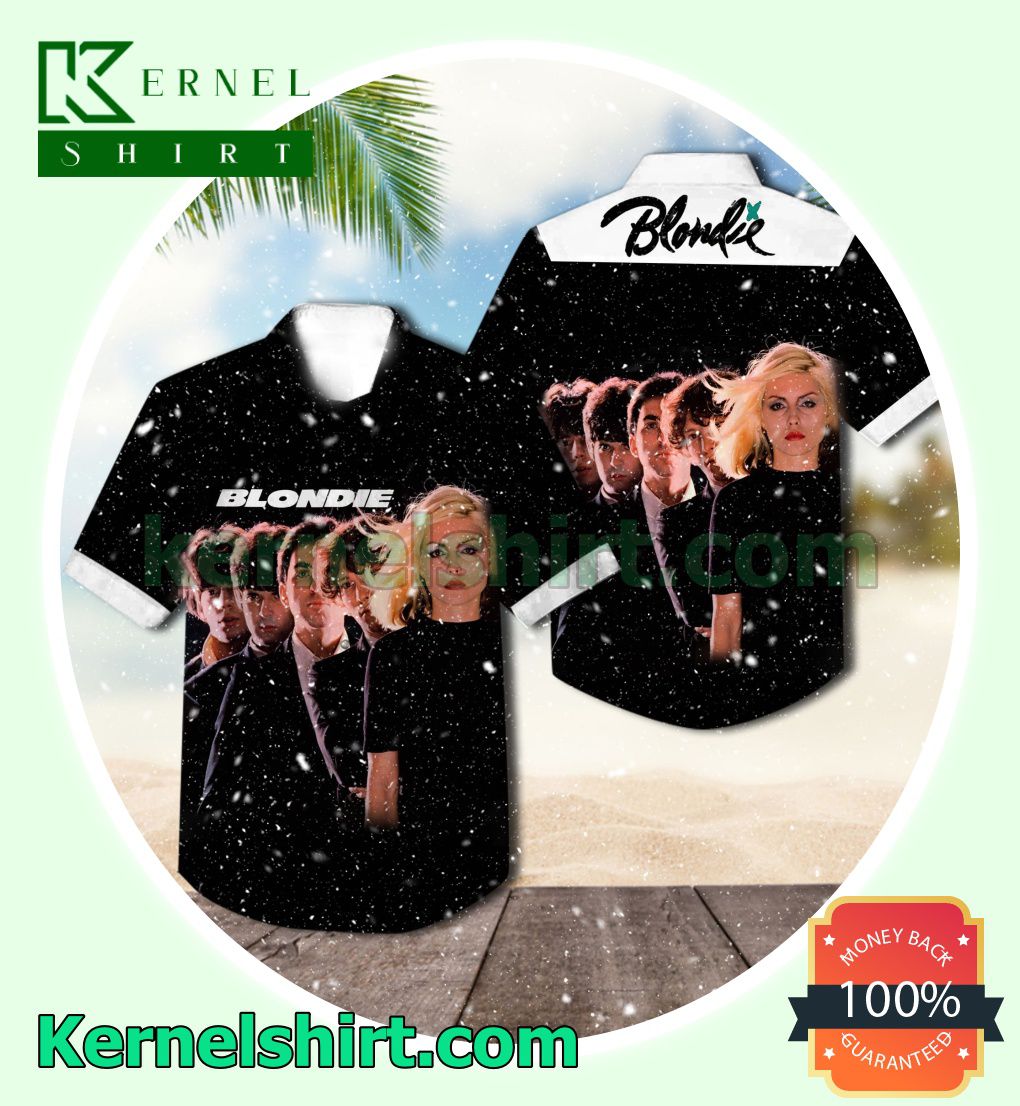 Blondie The Debut Studio Album Cover Black Beach Shirts