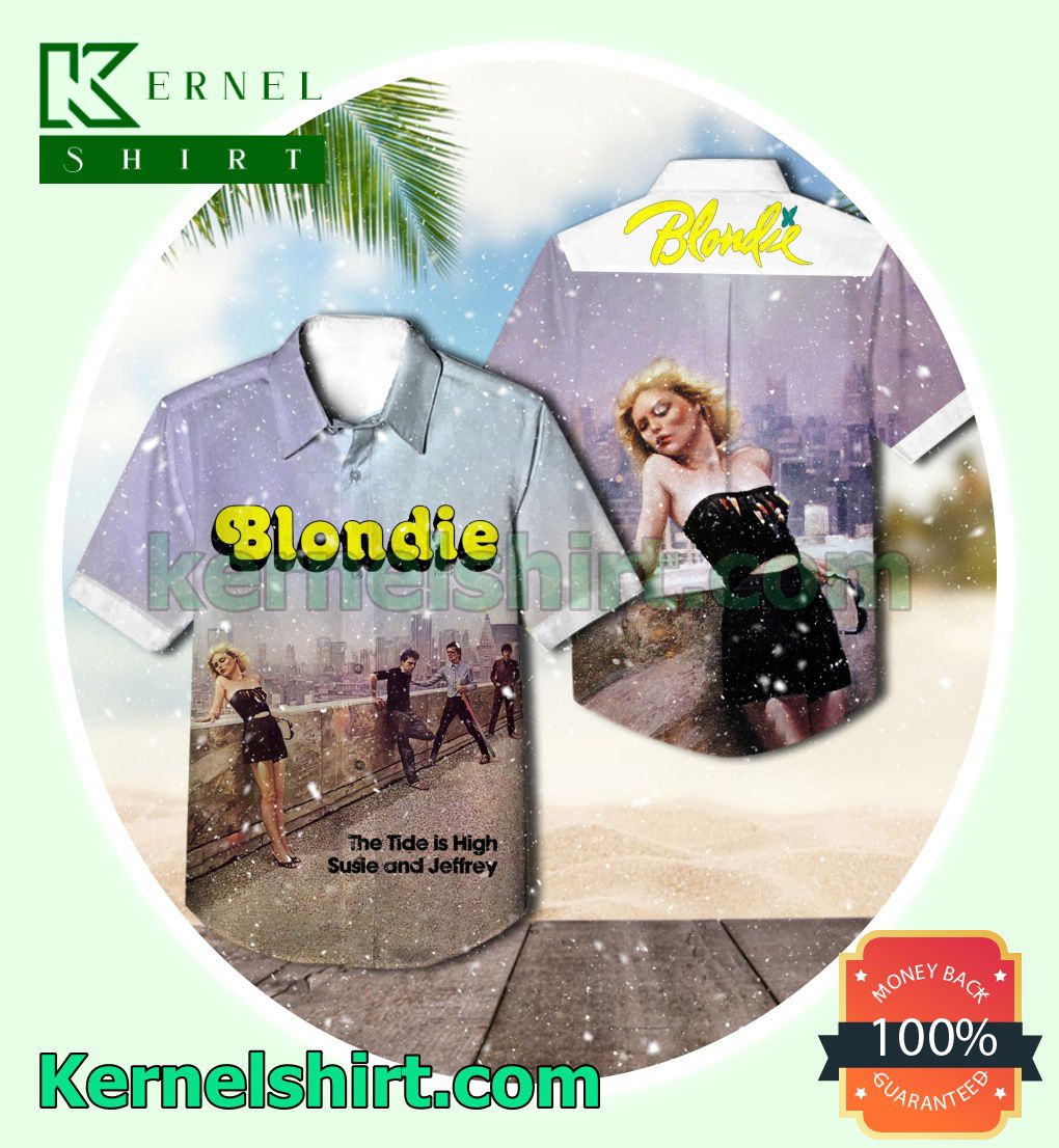 Blondie The Tide Is High Susie And Jeffrey Single Cover Beach Shirts