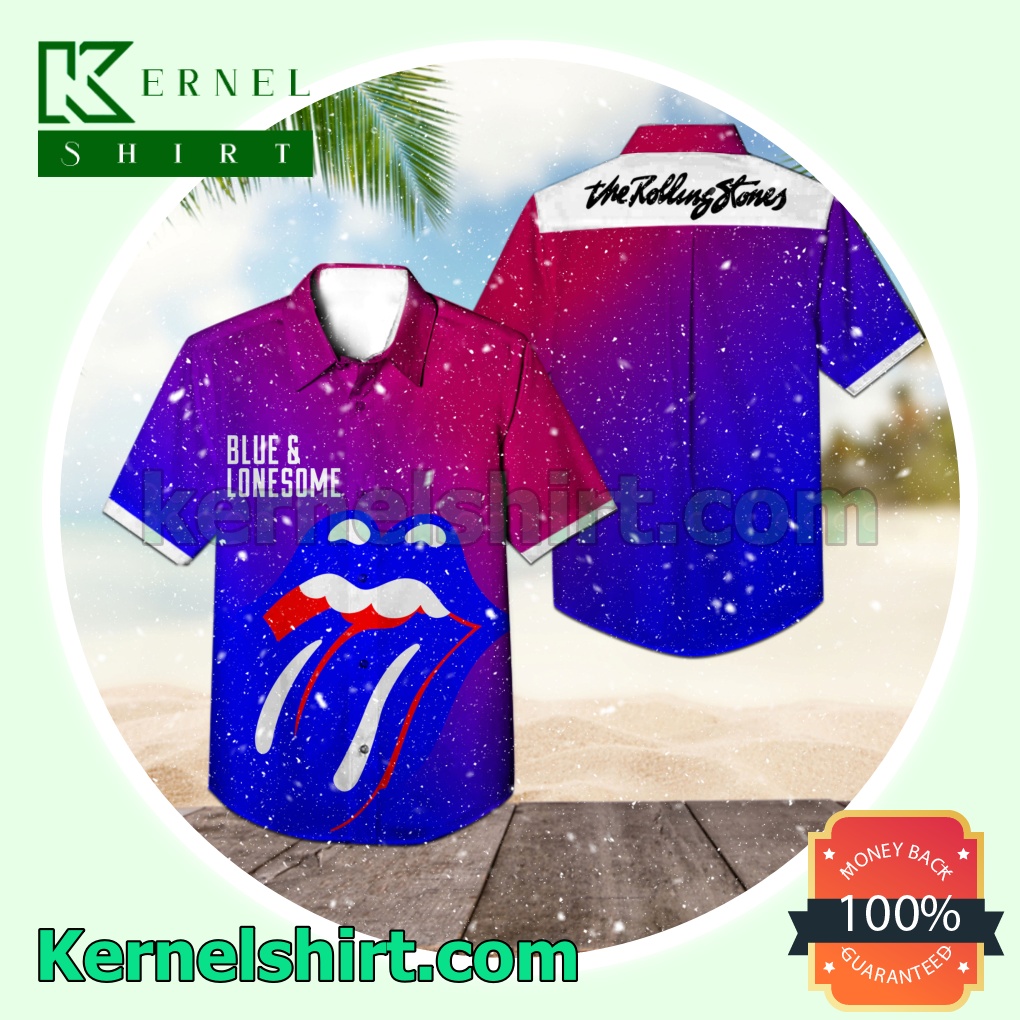 Blue And Lonesome Album By The Rolling Stones Short Sleeve Shirts