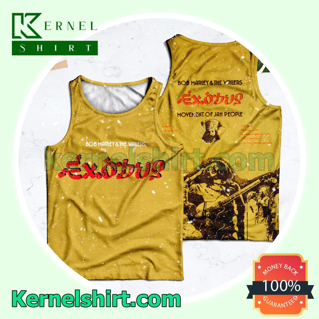 Bob Marley And The Wailers Exodus Album Cover Womens Tops
