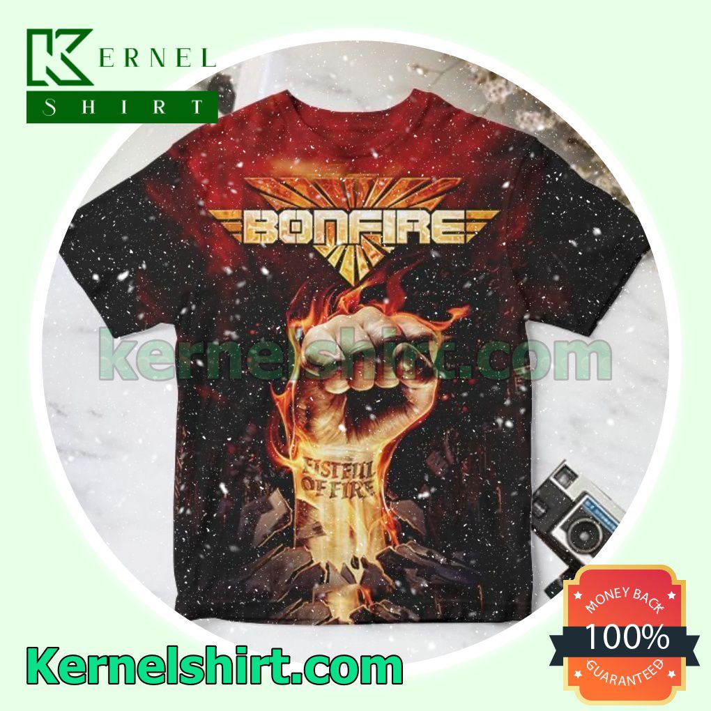 Bonfire Fistful Of Fire Album Cover Gift Shirt