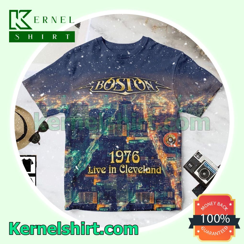 Boston 1976 Live In Cleveland Album Cover Personalized Shirt