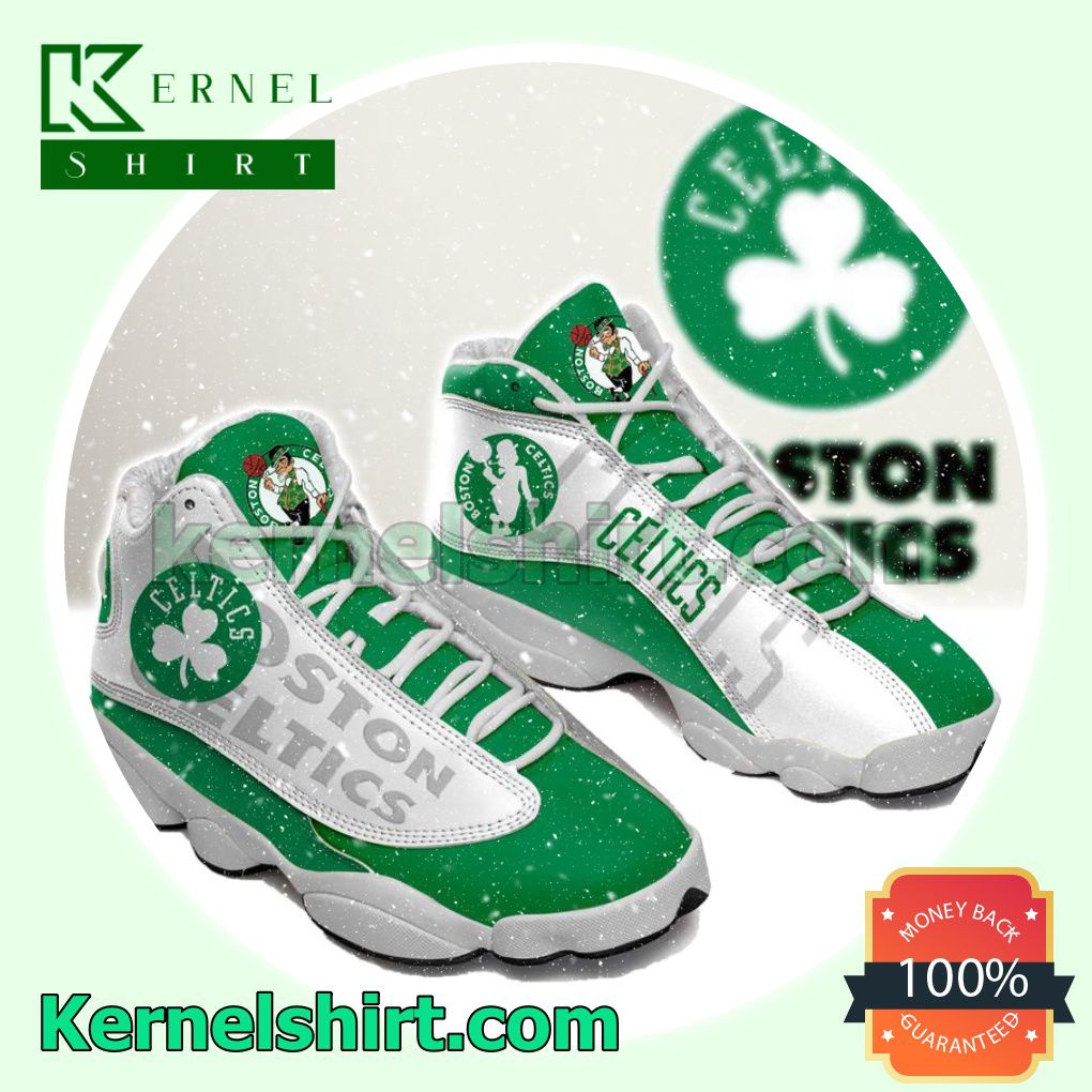 Beautiful Boston Celtics Nike Sneakers