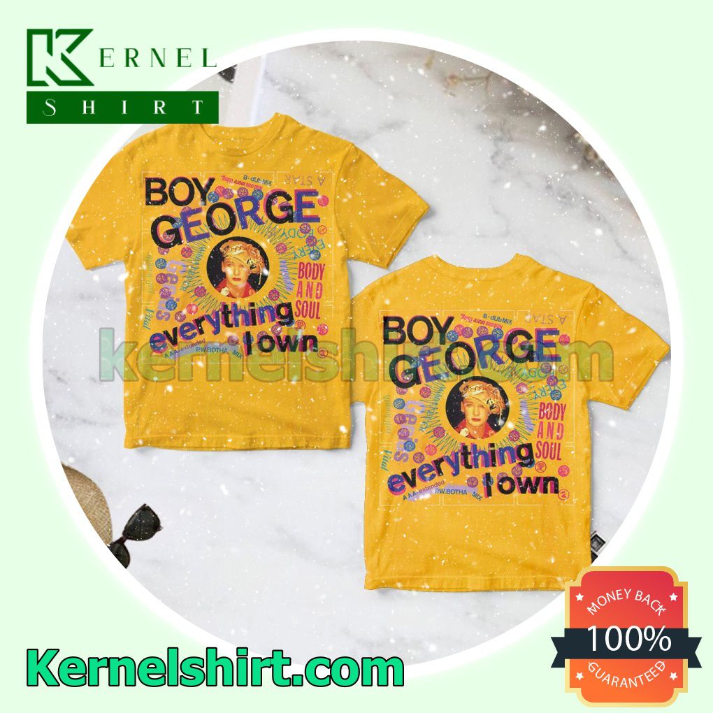 Boy George Everything I Own Album Cover Personalized Shirt