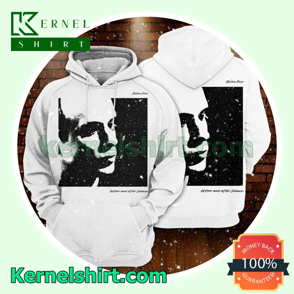 Brian Eno Before And After Science Album Cover Mens Hoodie