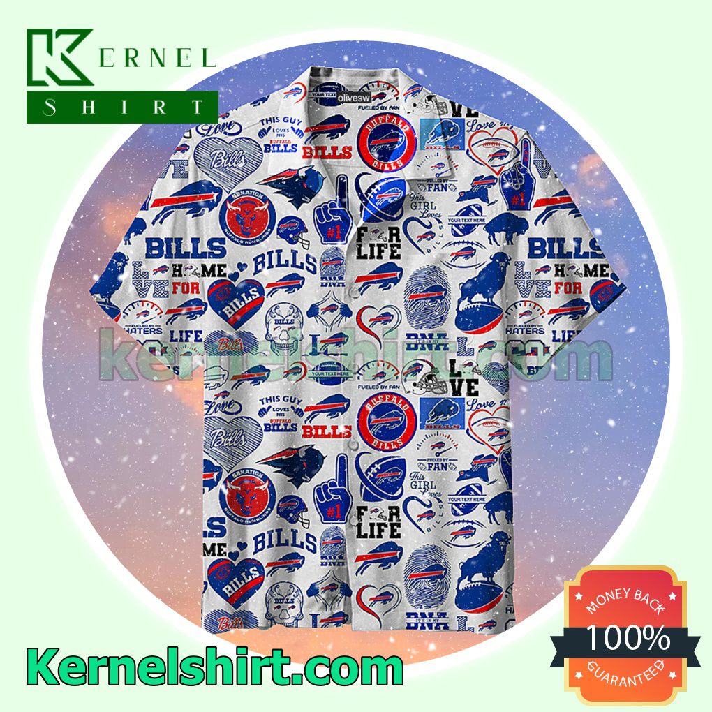 Buffalo Bills For Life Multi-standard Summer Shirt
