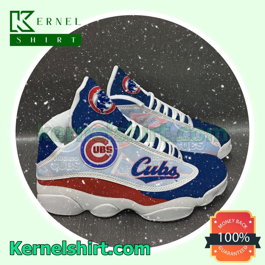 Chicago Cubs Baseball Team Nike Sneakers