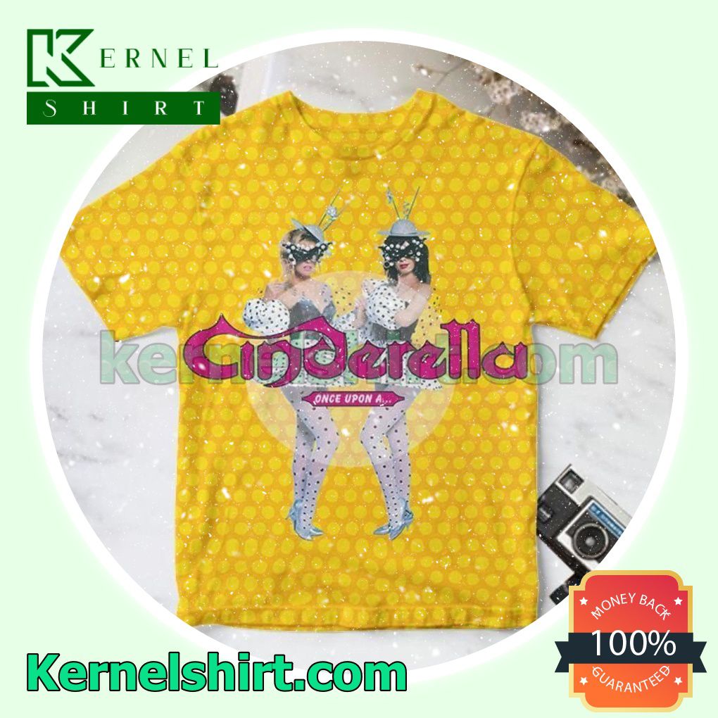 Cinderella Once Upon A Album Cover Yellow Custom Shirt