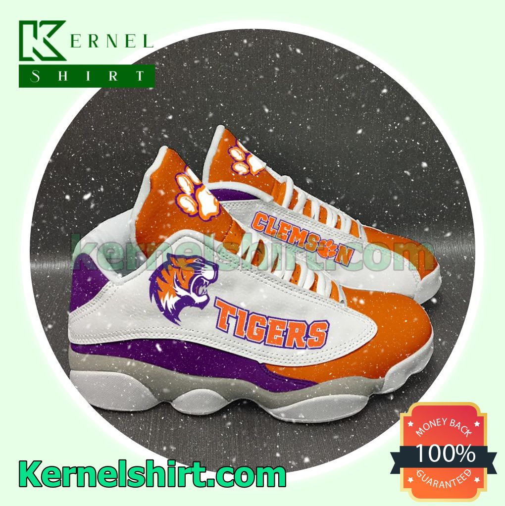 Near you Clemson Tigers Orange Nike Sneakers