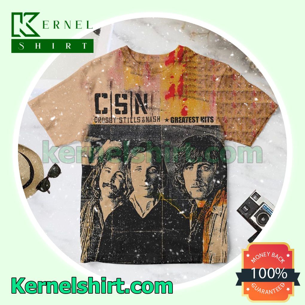 Crosby Stills And Nash Greatest Hits Album Cover Personalized Shirt