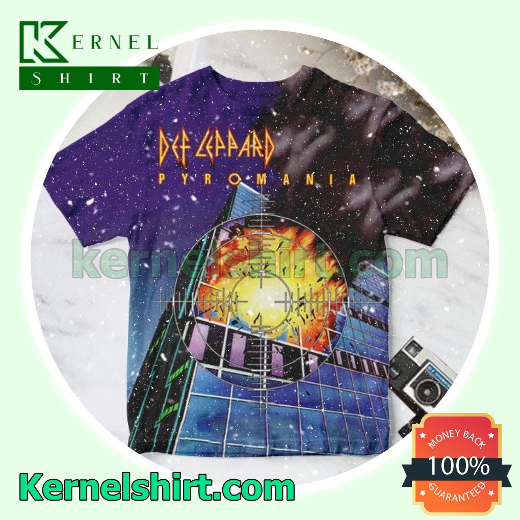 Def Leppard Pyromania Album Cover Custom Shirt