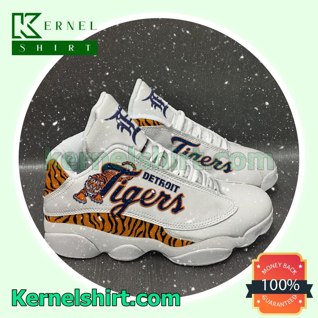 Hot Detroit Tigers Baseball Nike Sneakers