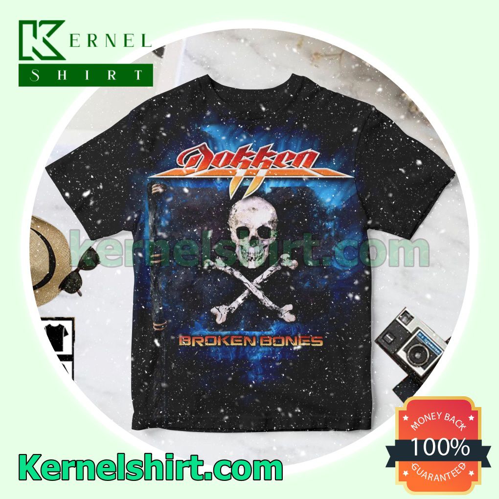 Dokken Broken Bones Album Cover Black Personalized Shirt