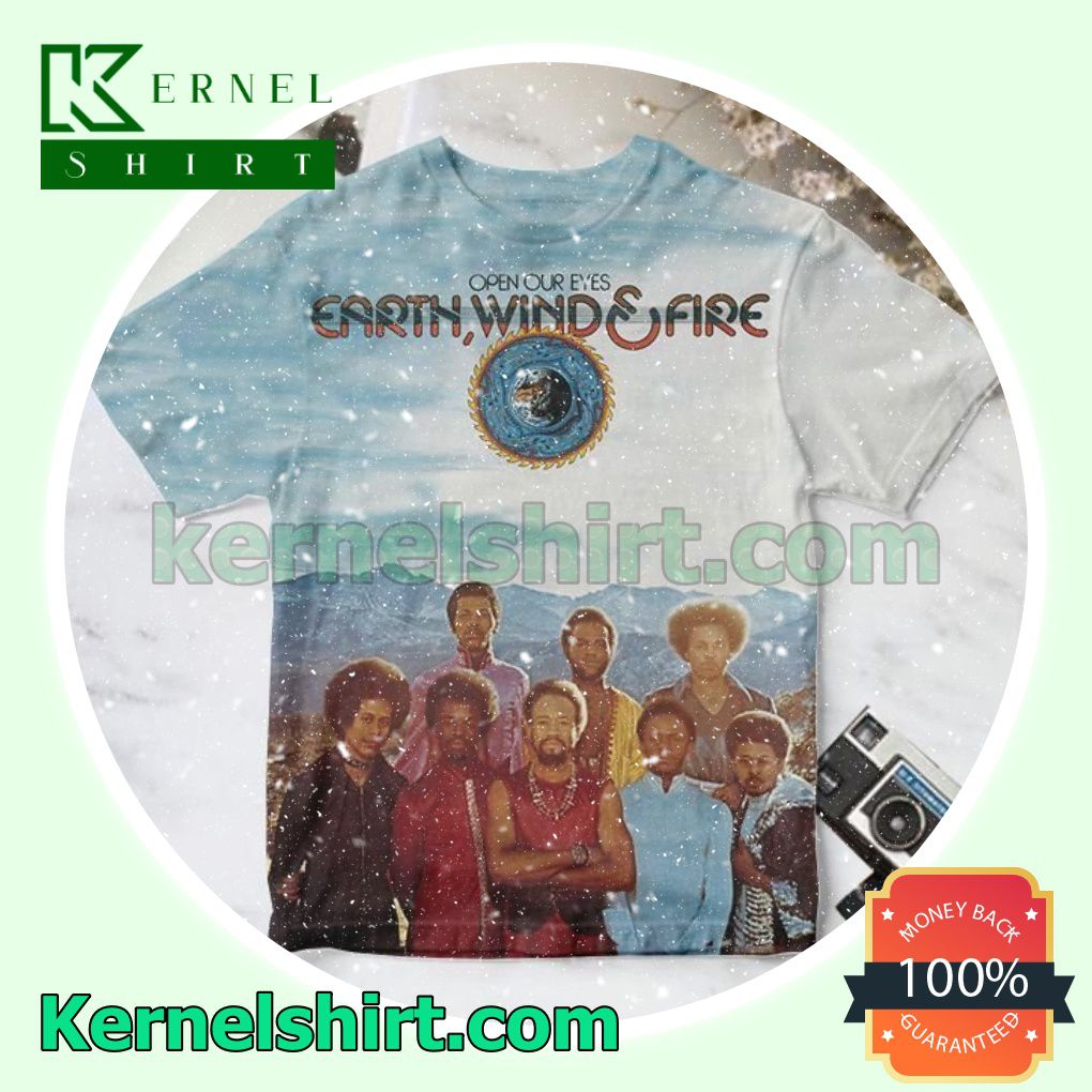 Earth, Wind And Fire Open Your Eyes Album Cover Custom Shirt