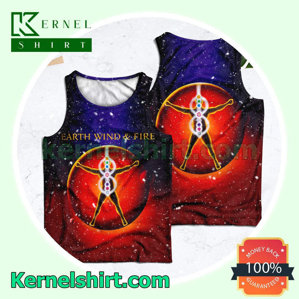 Earth, Wind And Fire Powerlight Album Cover Womens Tops