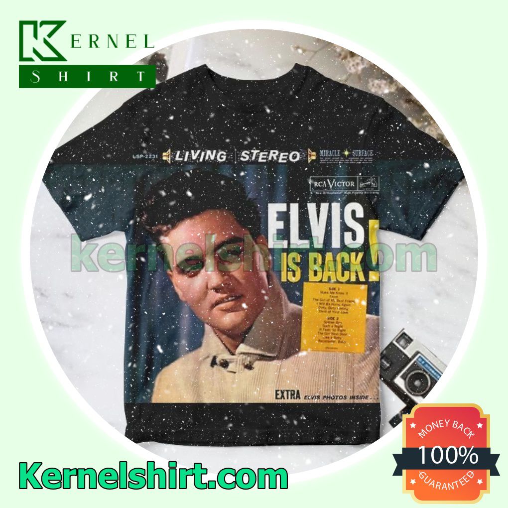 Elvis Is Back Album Cover Custom Shirt