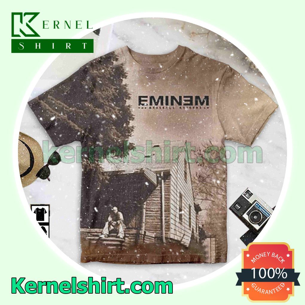 Eminem The Marshall Mathers Lp Album Cover Brown Personalized Shirt