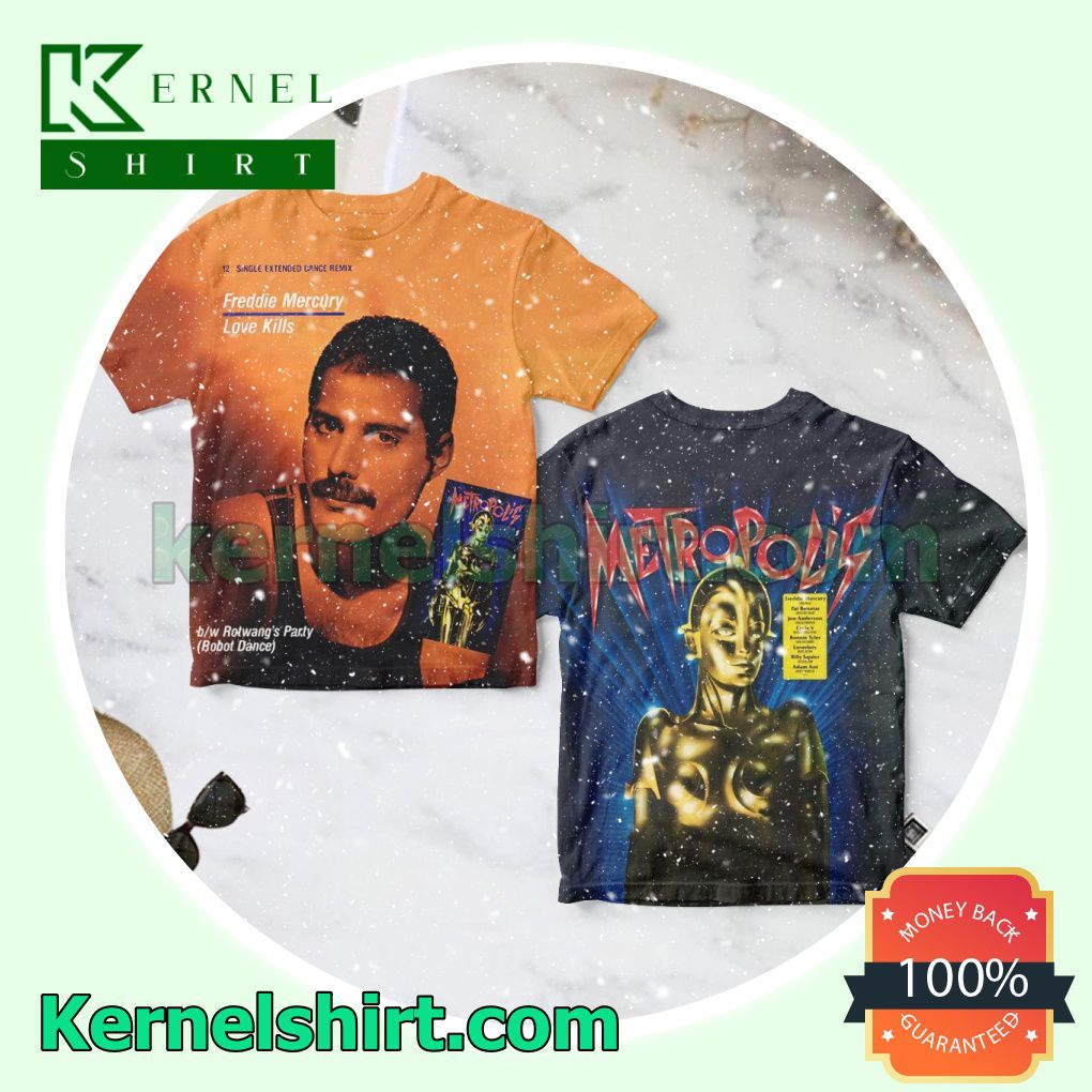 Freddie Mercury Love Kills Album Cover Personalized Shirt