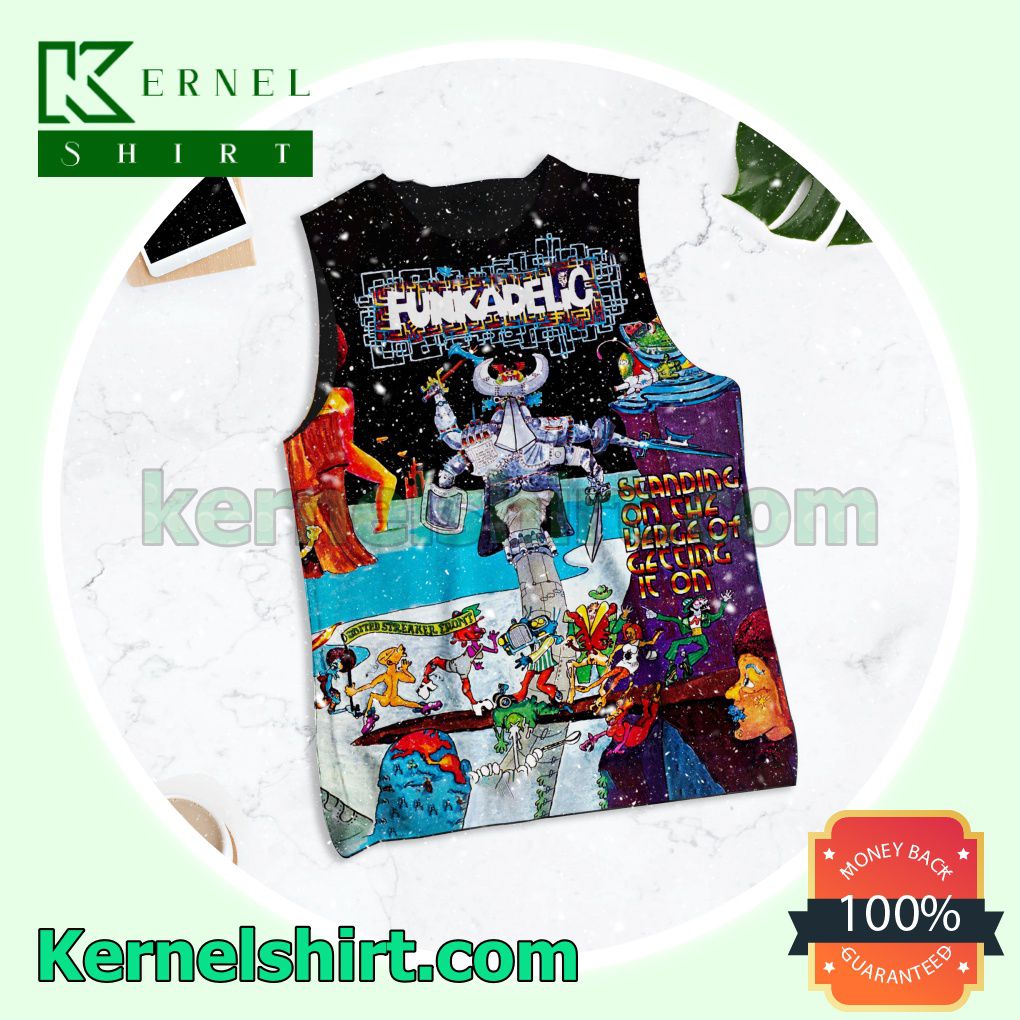 Funkadelic Standing On The Verge Of Getting It On Album Cover Womens Tops