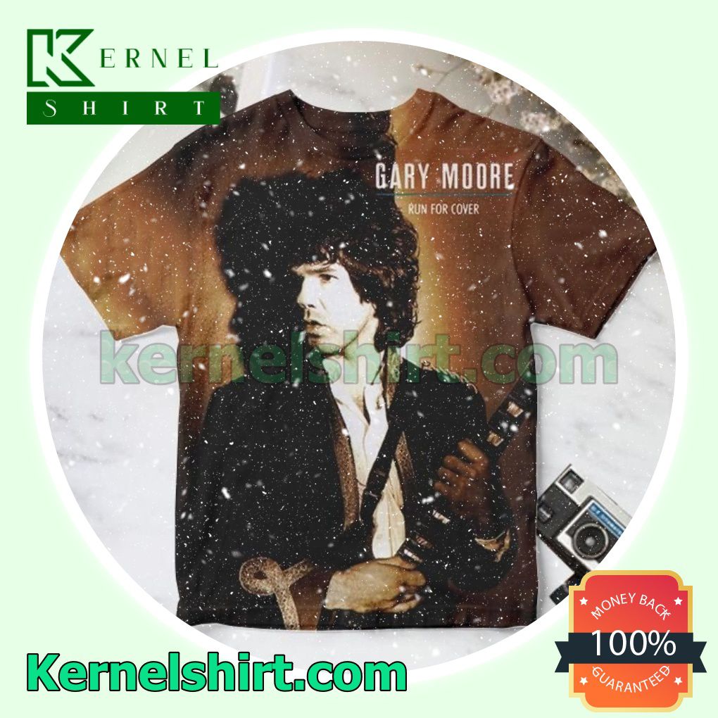 Gary Moore Run For Cover Album Cover Personalized Shirt