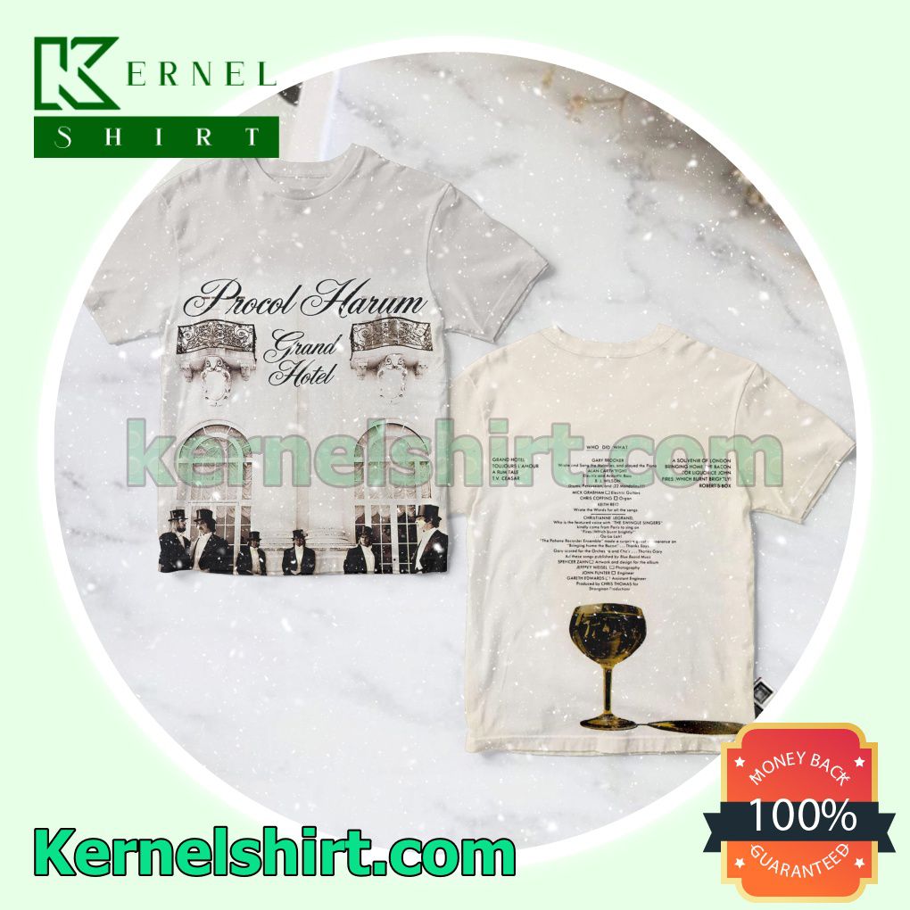 Grand Hotel Album Cover By Procol Harum Personalized Shirt