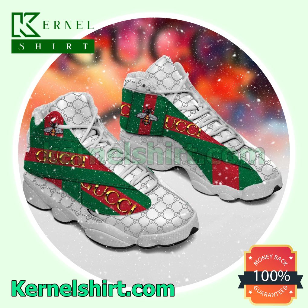 The cheapest Gucci Bee Red And Green Luxury Nike Sneakers