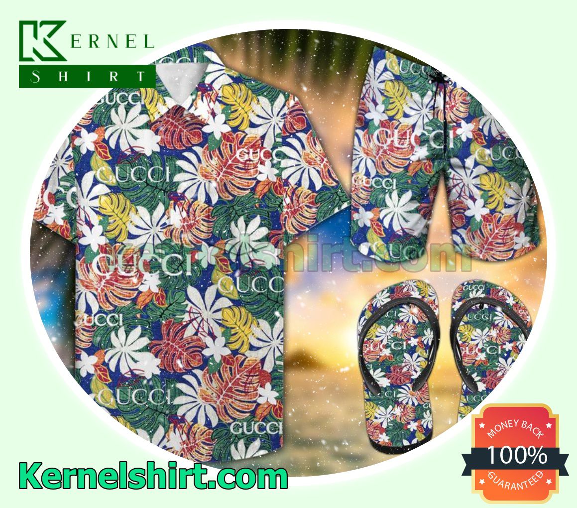 Gucci Color Flower Hawaiian Shirt