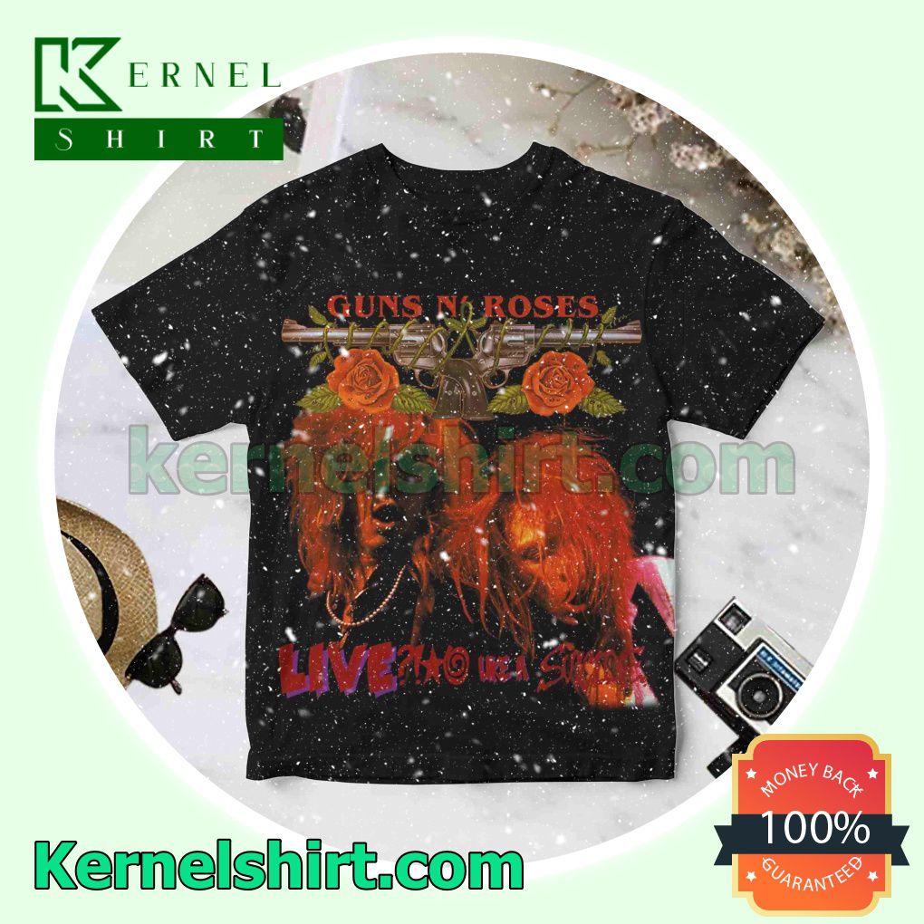 Guns N' Roses Live Like A Suicide Album Cover Black Personalized Shirt