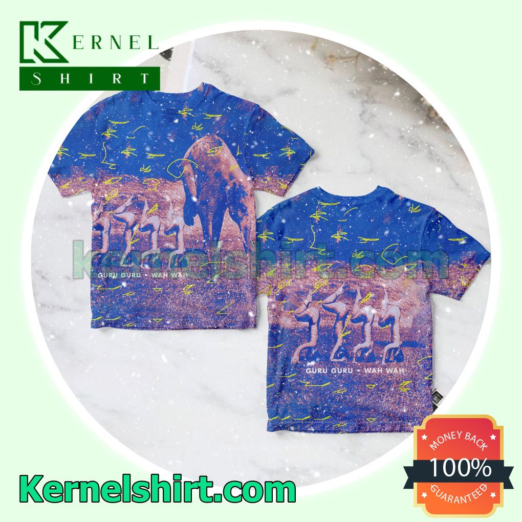 Guru Guru Wah Wah Album Cover Blue Personalized Shirt