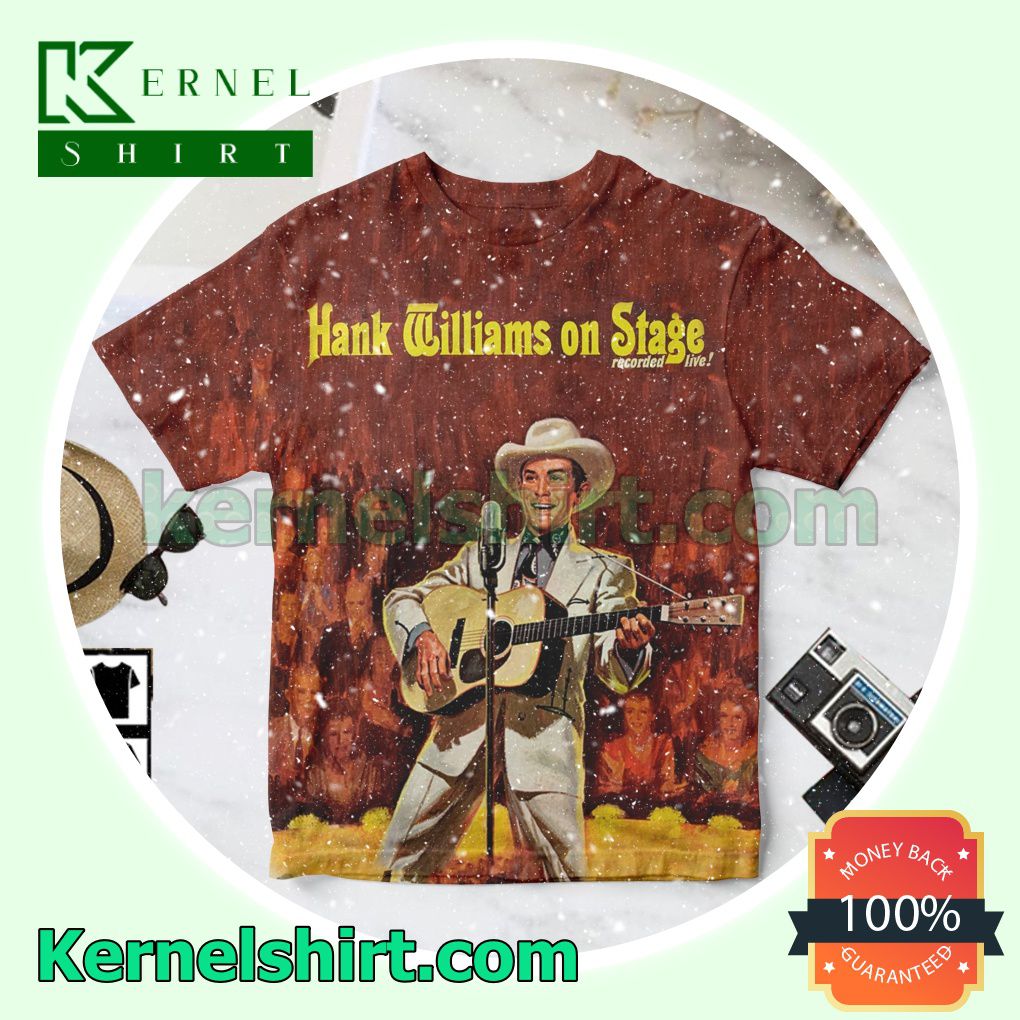 Hank Williams On Stage Album Cover Personalized Shirt