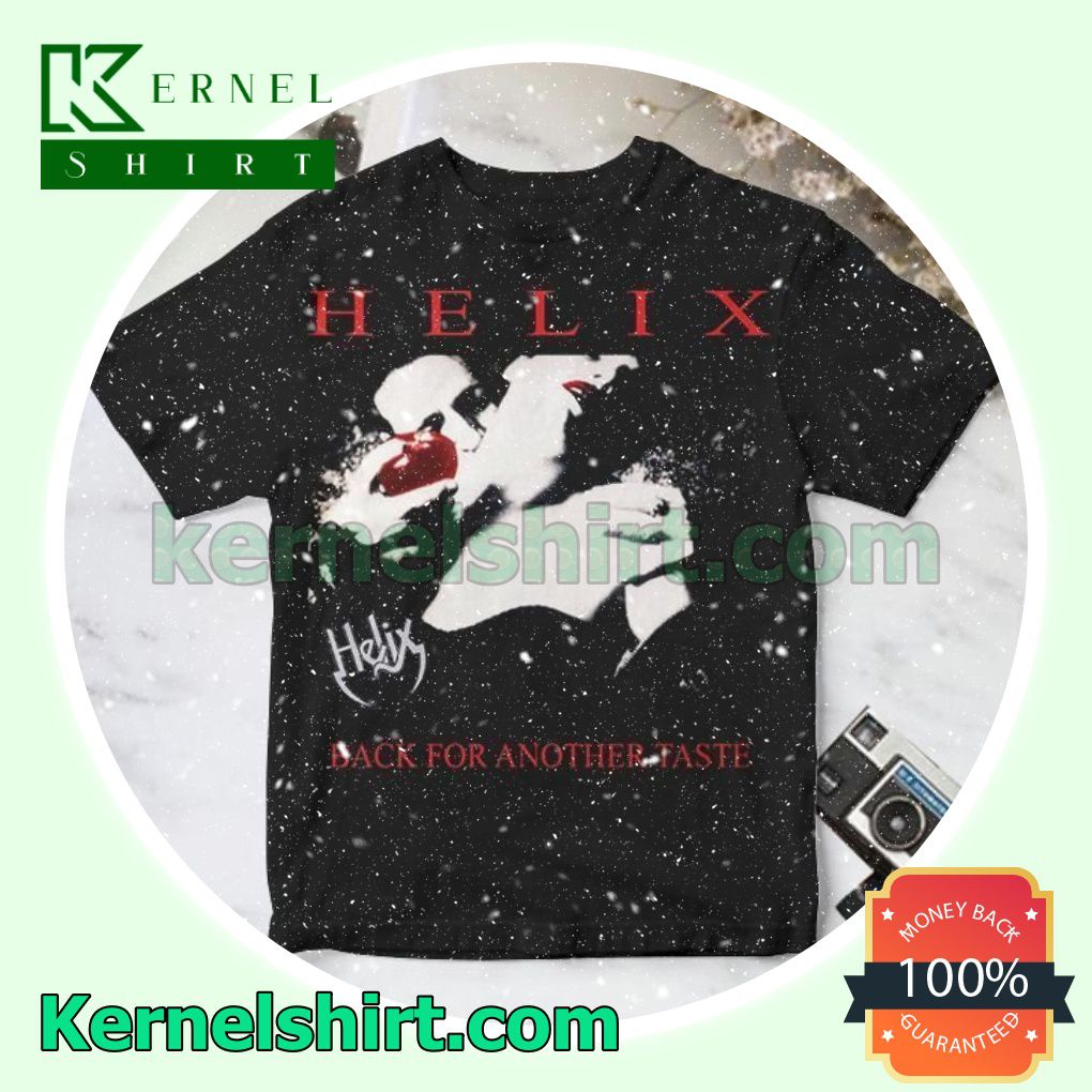 Helix Back For Another Taste Album Cover Custom Shirt