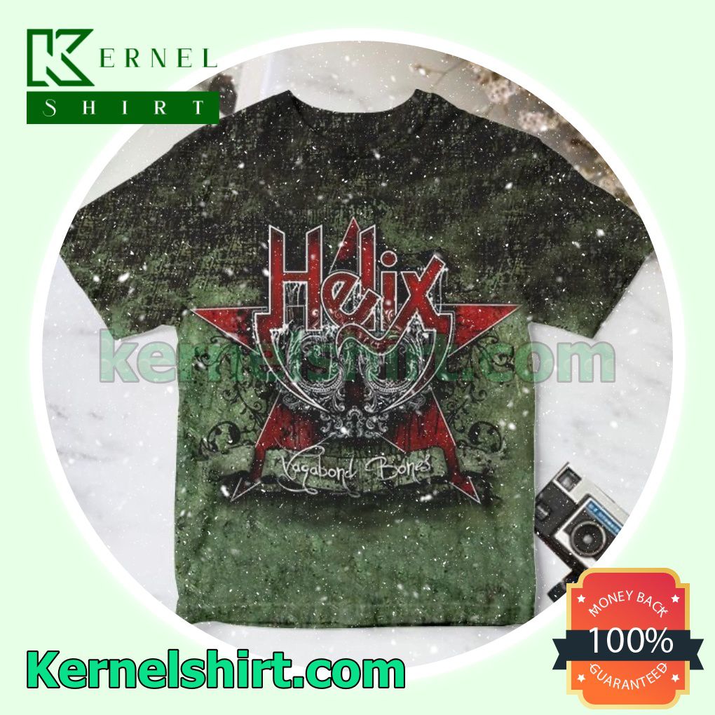 Helix Vagabond Bones Album Cover Gift Shirt