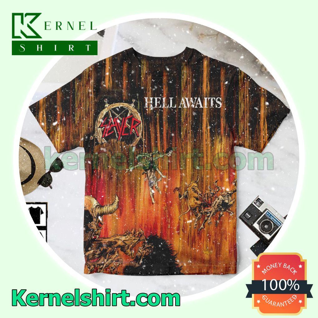 Hell Awaits Album Cover By Slayer Personalized Shirt