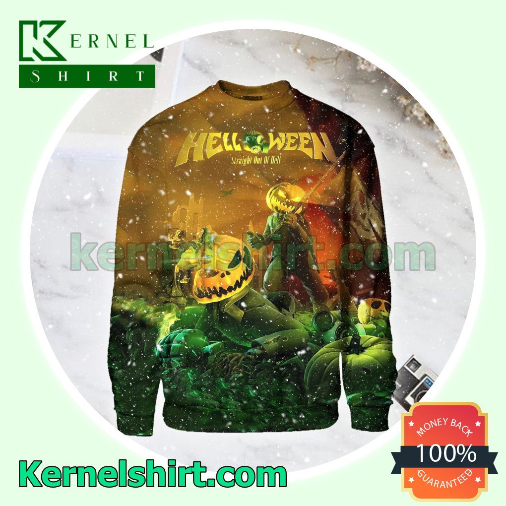 Helloween Straight Out Of Hell Album Cover Unisex Long Sleeve