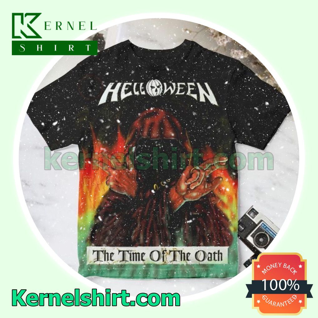 Helloween The Time Of The Oath Album Cover Gift Shirt