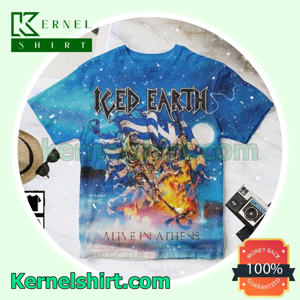 Iced Earth Alive In Athens Album Cover Personalized Shirt