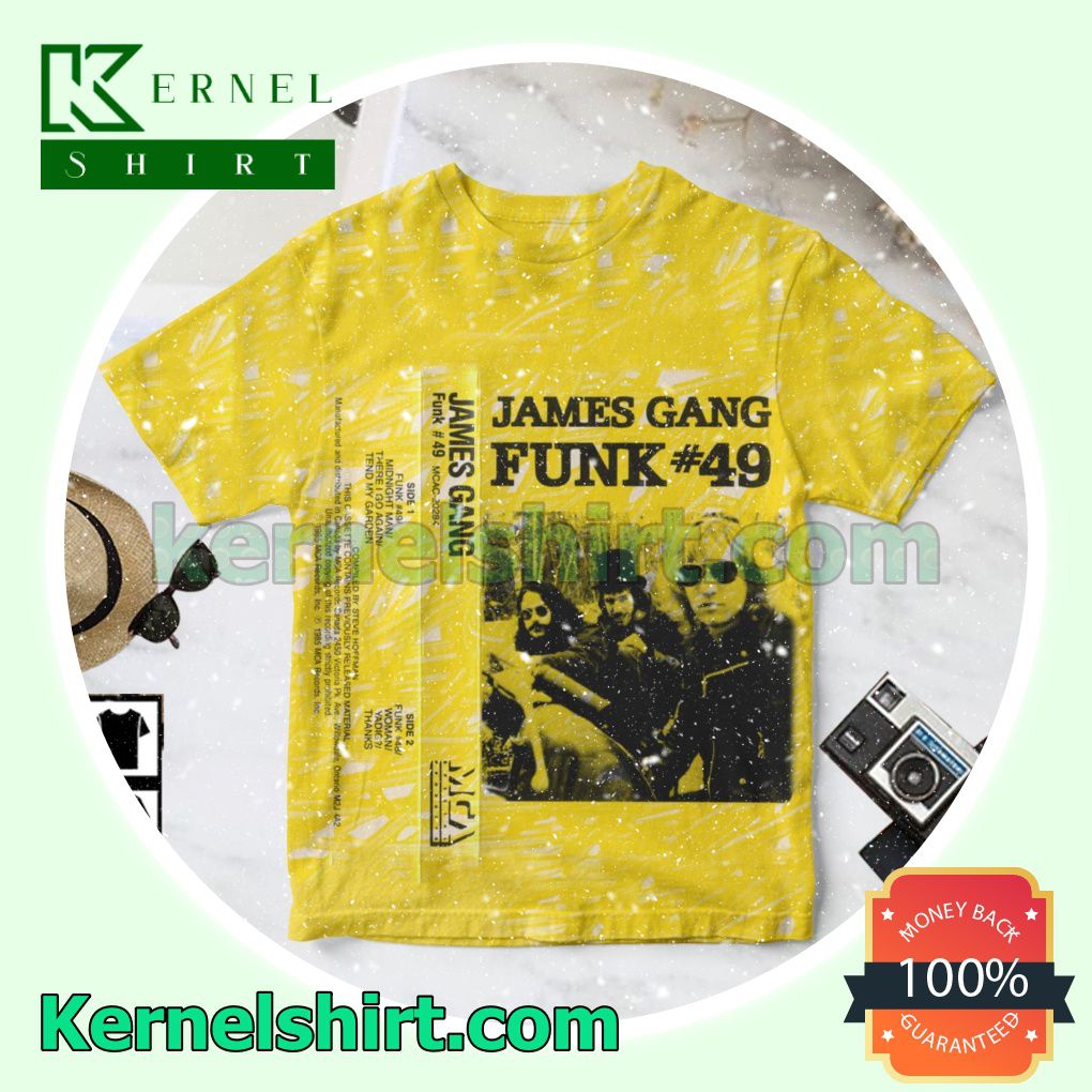 James Gang Funk 49 Single Cover Yellow Personalized Shirt